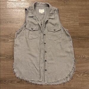 American Eagle Sleeveless Flannel Tank Woman’s sz xs